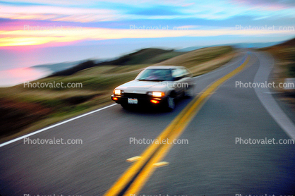 Honda Civic, Highway, Roadway, Road, Mount Tamalpais