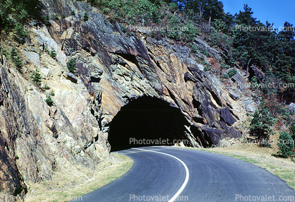Tunnel, Highway, Roadway, Road, Curve
