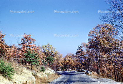 Highway, Roadway, Road, Fall Colors, Trees, autumn