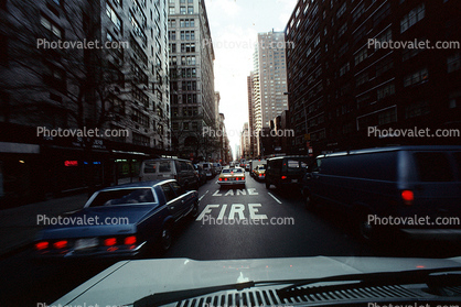 Car, Vehicle, Sedan, Traffic Jam, Cab, Taxi, New York City