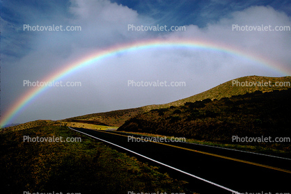 Rainbow, Road, Highway, Maui