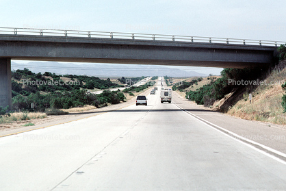 Overpass, Level-A traffic, US Highway 101, Monterey County, Highway, Roadway, Road