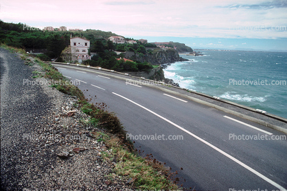 Road, Highway, Roadway, Collioure