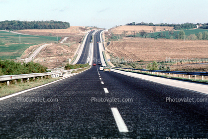 near Budapest, Highway, Roadway, Road