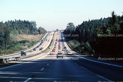 Bavaria, Highway-9, Autobahn, Roadway, Road, Car, Vehicle, Automobile