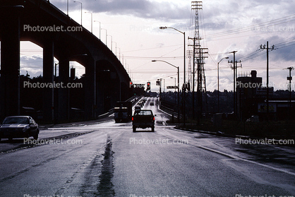 Interstate Highway I-5, Seattle, Road, Roadway, Highway