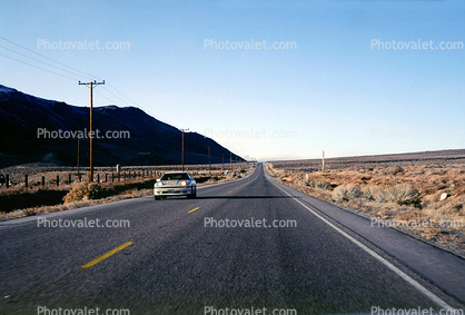 Chevy Corvette, Highway 395, Bishop, Owens Valley