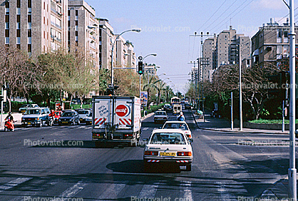 Tel Aviv, City Street, Car, Automobile, Vehicle