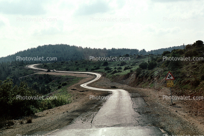 S-curve, Road, Roadway, Highway, Judea