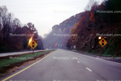 Road, Roadway, Highway 23, Virginia, autumn