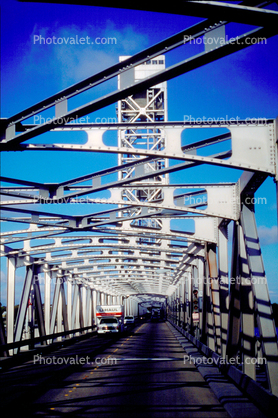 Sacramento River, Rio Vista Bridge, vertical lift bridge, CA highway 12
