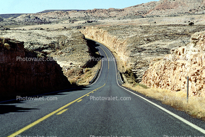 Road, Roadway, Highway 160, Monument Valley, Arizona