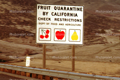 Fruit Quarantine by California