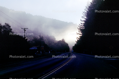 Highway 101, Mendocino County, California, Road, Roadway
