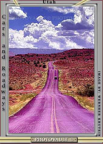 Highway 128, Road, Roadway, Castle Valley, east of Moab Utah