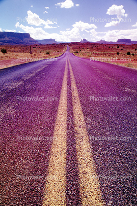 Road, Roadway, Highway 128, Castle Valley, east of Moab Utah