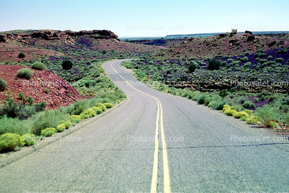 Road, Roadway, Highway, Wupatki National Monument, Arizona