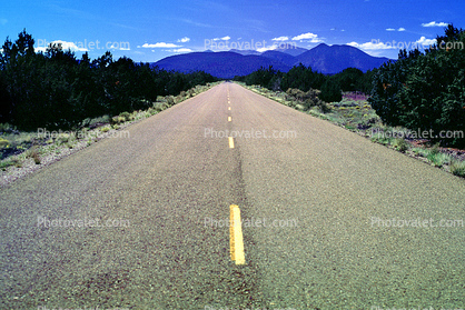 Road, Roadway, Highway, Arizona, Wupatki National Monument