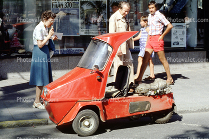 1972 Norsjo Shopper, Shopper Mopedbil, Minicar, three wheeler, tiny, small car, vehicle, microcar, 1970s, automobile