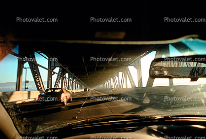 San Francisco Oakland Bay Bridge, car, sedan, automobile, vehicles