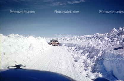Piles of Snow, Ice, cold, winter, Road, Roadway, Highway