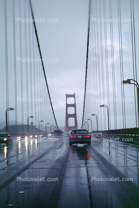 Golden Gate Bridge, Road, Roadway, Highway, cars, automobile