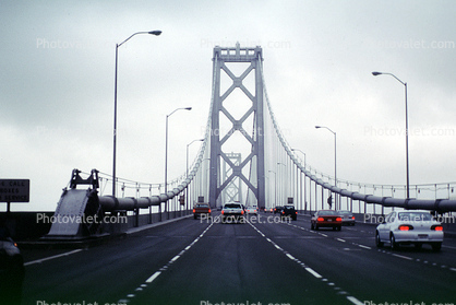 San Francisco Oakland Bay Bridge, Road, Roadway, Highway