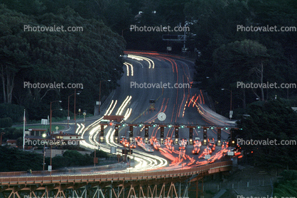 Toll Plaza, Golden Gate Bridge, traffic jam, congestion