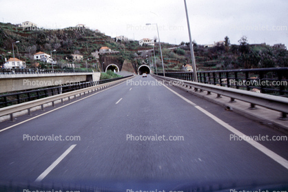 Funchal, Madeira, road, highway, railguards