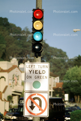 Traffic Signal Light, Portola Avenue