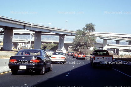 Toyota Camry, freeway overpass, Freeway, Highway, Interstate, Road