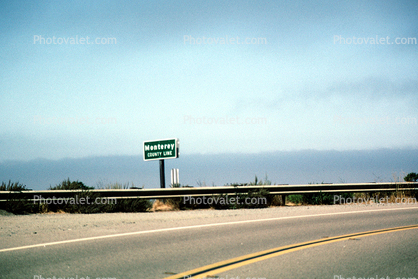Big Sur, Monterey County Line, Road, Roadway, Highway