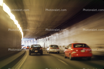 car, sedan, automobile, vehicle, Caldecott Tunnel, Oakland