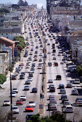 19th Avenue and Lincoln Street, level-C Traffic, cars, vehicles, San Francisco