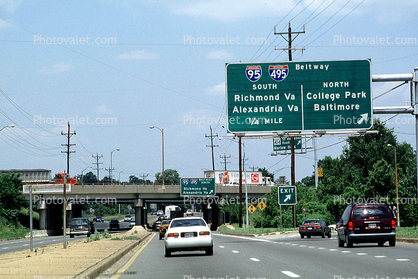 Capital Beltway, Washington DC, Freeway, Highway, Interstate 495, Road