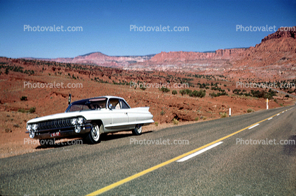 Cadillac, Road, Roadway, Highway, 1960s, car