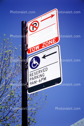Tow Zone, Reserved Parking