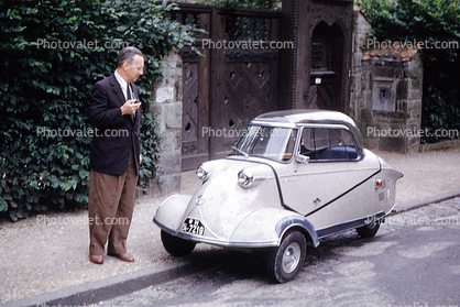 Mi-Val Milano, Microcar, Mini Car, 3-Wheeler, Tri-Wheeler, Three-Wheeler, Mini-car, Minicar, automobile, 1950s