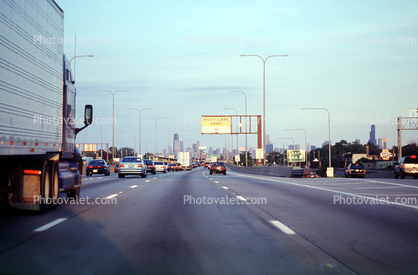 Road, Roadway, Interstate Highway I-90, skyway, skyline, car, automobile, Vehicle, cars, automobiles, vehicles