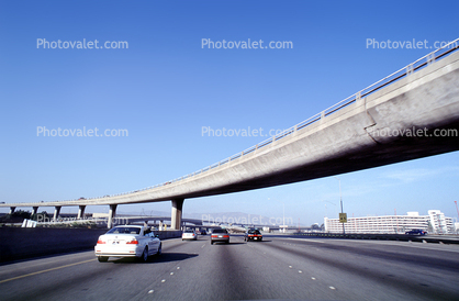 Highway 101, Highway-92 Junction, Freeway, Highway, Interstate, Road, San Mateo, California