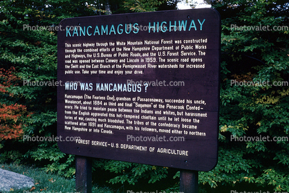 Kancamagus Highway, New Hampshire, 1974