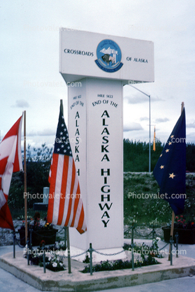 Mile Marker, World Famous Alaska Highway, AlCan
