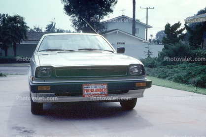 Honda Civic, automobile, friedlander car, Orange County, November 1979, 1970s