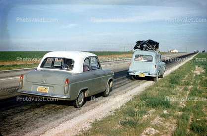 Road, Roadway, Highway, 1950s
