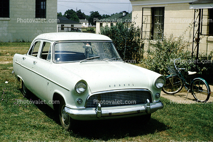 Ford Consul, car, automobile, sedan, Vehicle, Albany Georgia, September 5 1957, 1950s