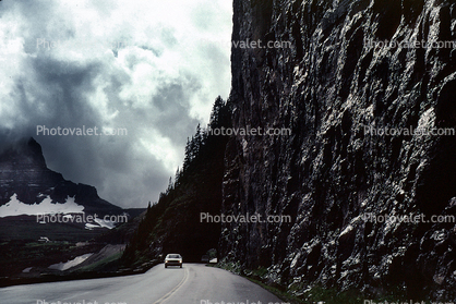 Road, Highway, Glacier National Park, Montana, USA