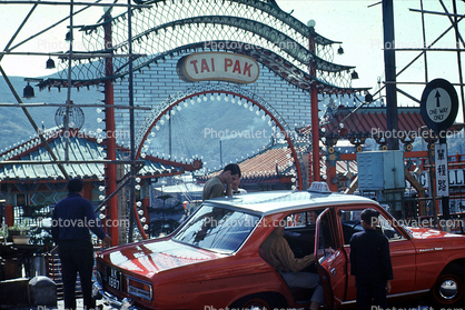 Tai Pak, Taxi Cab, Hong Kong, China, December 1967, 1960s
