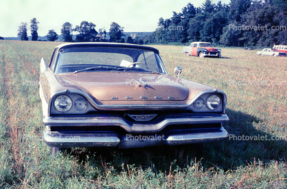 Dodge Sedan, car, automobile, 1950s