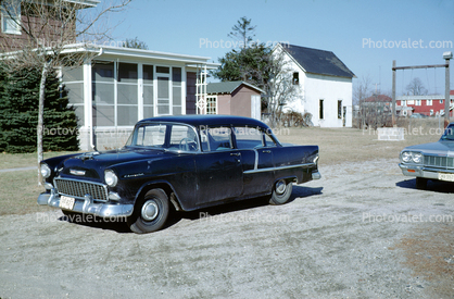 1956 Chevy Bel Air, Car, Automobile, 1950s