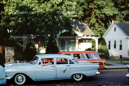 Ford Fairlane, four-door, Sedan, 1950s